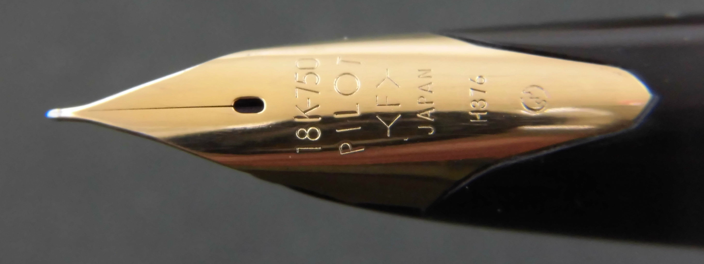 Pilot 18K-750 〈F〉万年筆 PILOT Elite 18K-750 <F> H876 : 万年筆おやじの備忘録