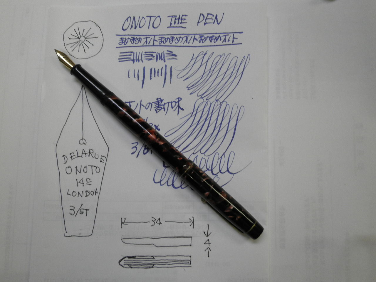 ONOTO THE PEN : 万年筆おやじの備忘録