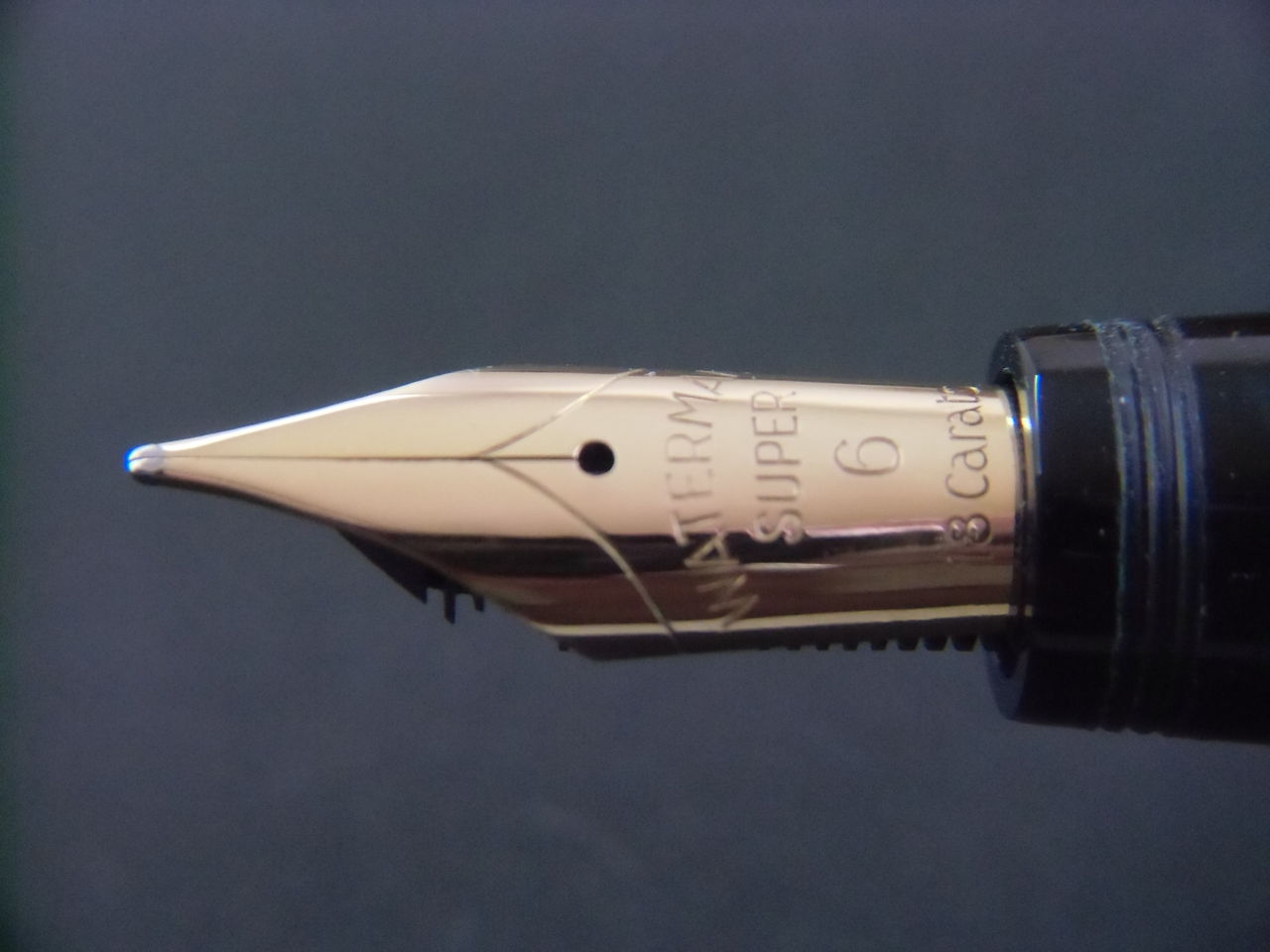 WATERMAN SUPER6ヴィンテージ万年筆18Carat WATERMAN SUPER 6 18C メーカーズマークと鷲の頭 : 万年筆おやじの備忘録