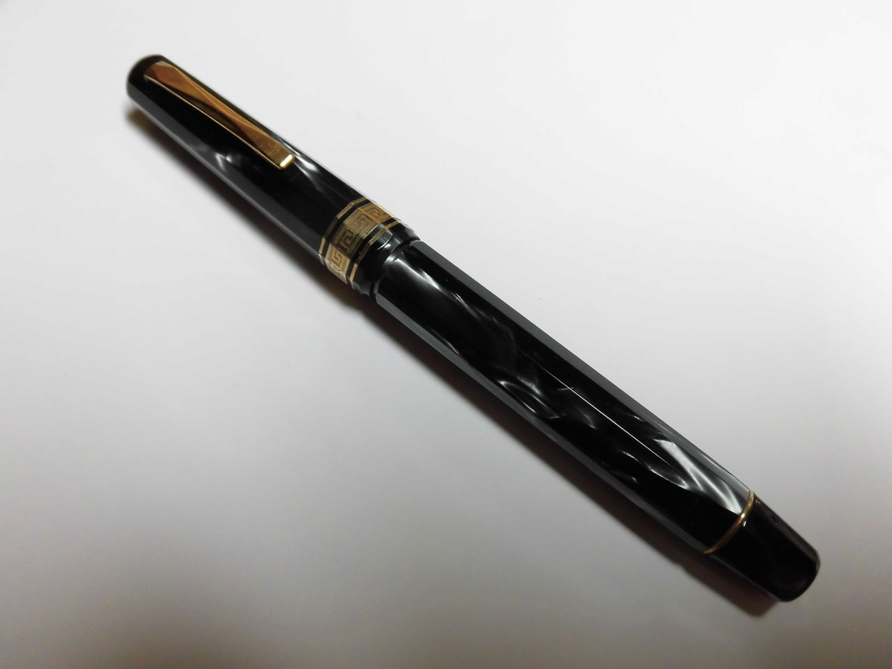 omas 556/S グレーマーブル 万年筆 ビンテージ・オマス 556/S(グレーマーブル) : 万年筆おやじの