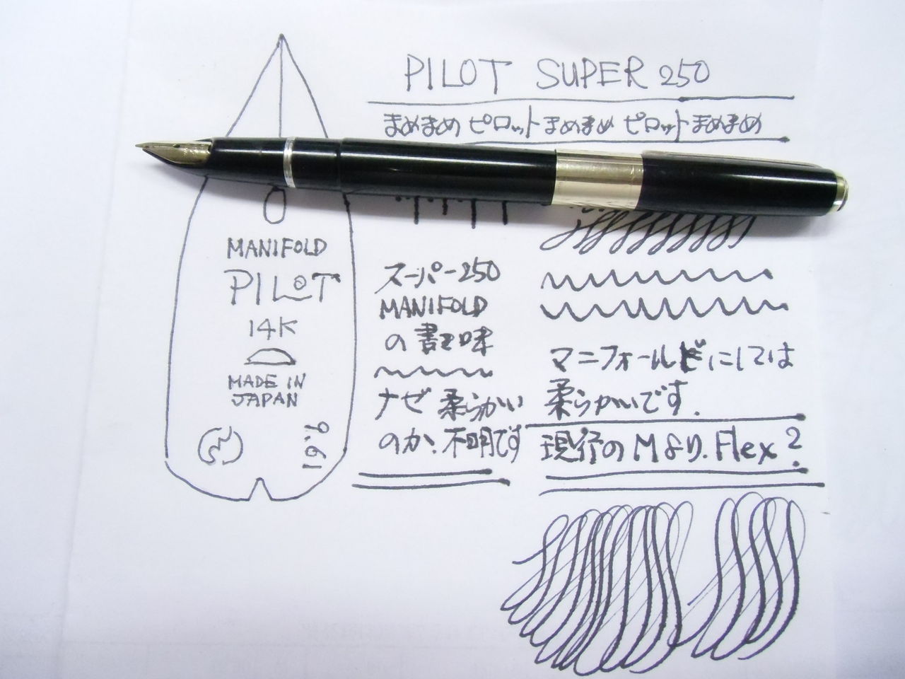 Pilot Super250 Manifold　箱、説明書付 Pilot Super250 Manifold箱、説明書付