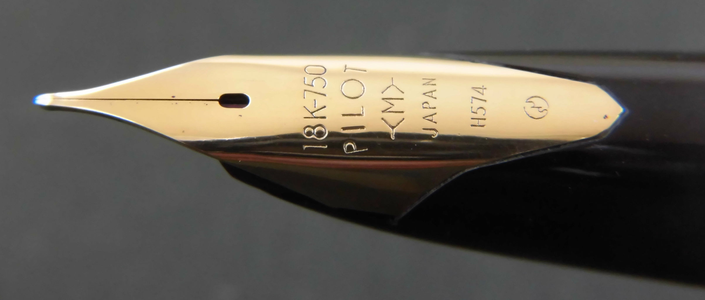PILOT パイロットElite エリート 18K-750 ニブ 筆記未確認 70s パイロット エリート PILOT Elite （ソフト細字） 18K 02958