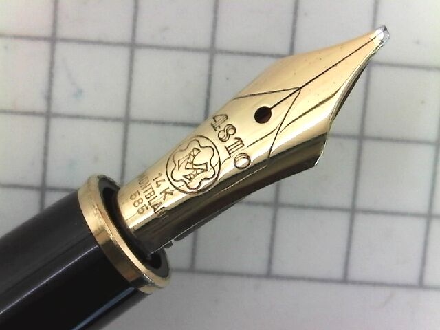 楽天市場】モンブラン 万年筆 EF 586 木軸 ペン先K14 中古