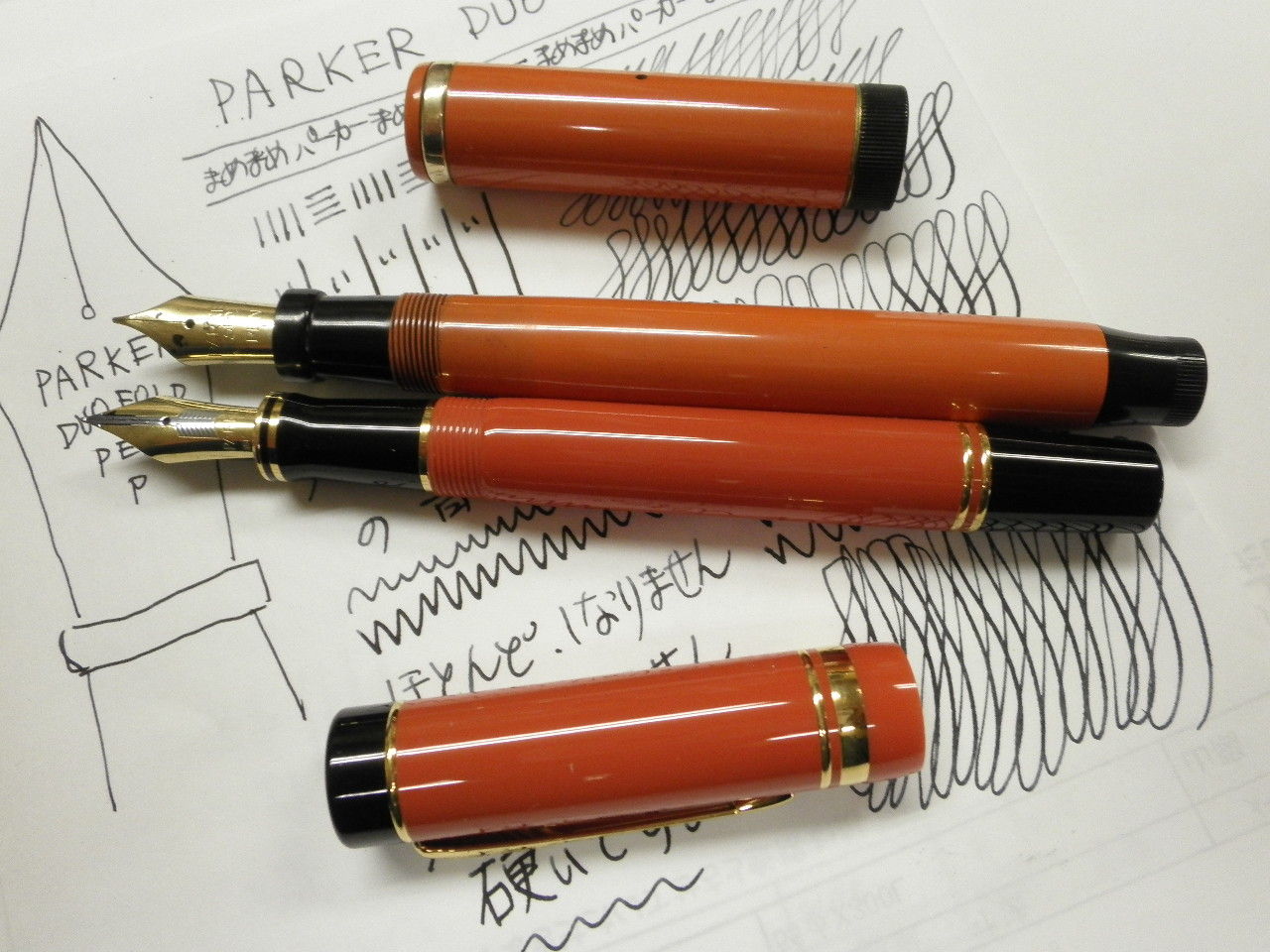PARKER DUOFOLD Big Red② VS 復刻版 : 万年筆おやじの備忘録