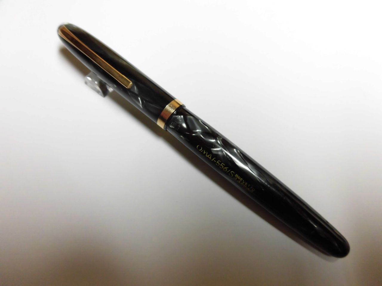 omas 556/S グレーマーブル 万年筆 ビンテージ・オマス 556/S(グレーマーブル) : 万年筆おやじの