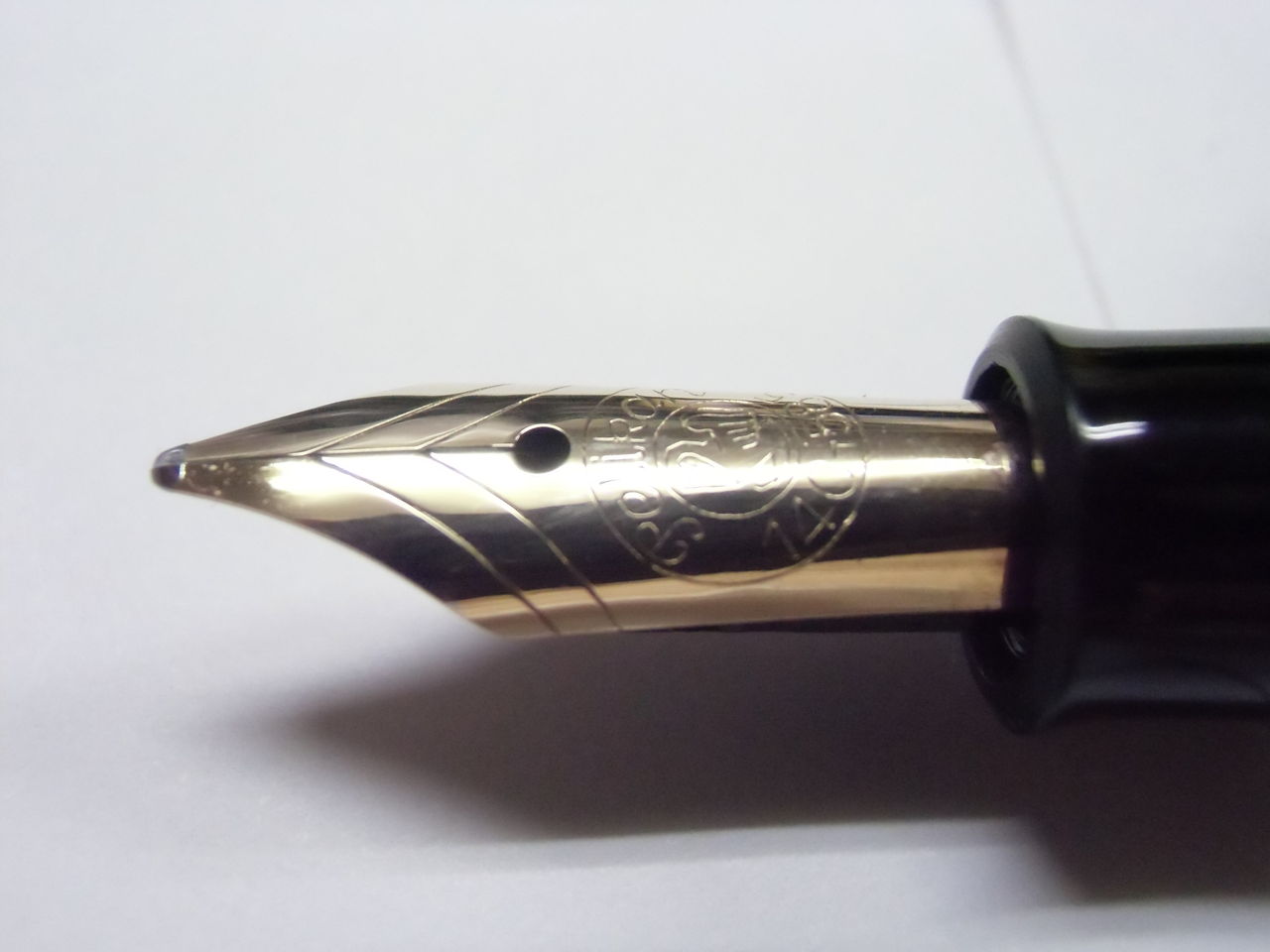 Pelikan　#500NN　黒縞　字幅EF PELIKAN”500NN”黒縞＜OBB＞ : 万年筆おやじの備忘録