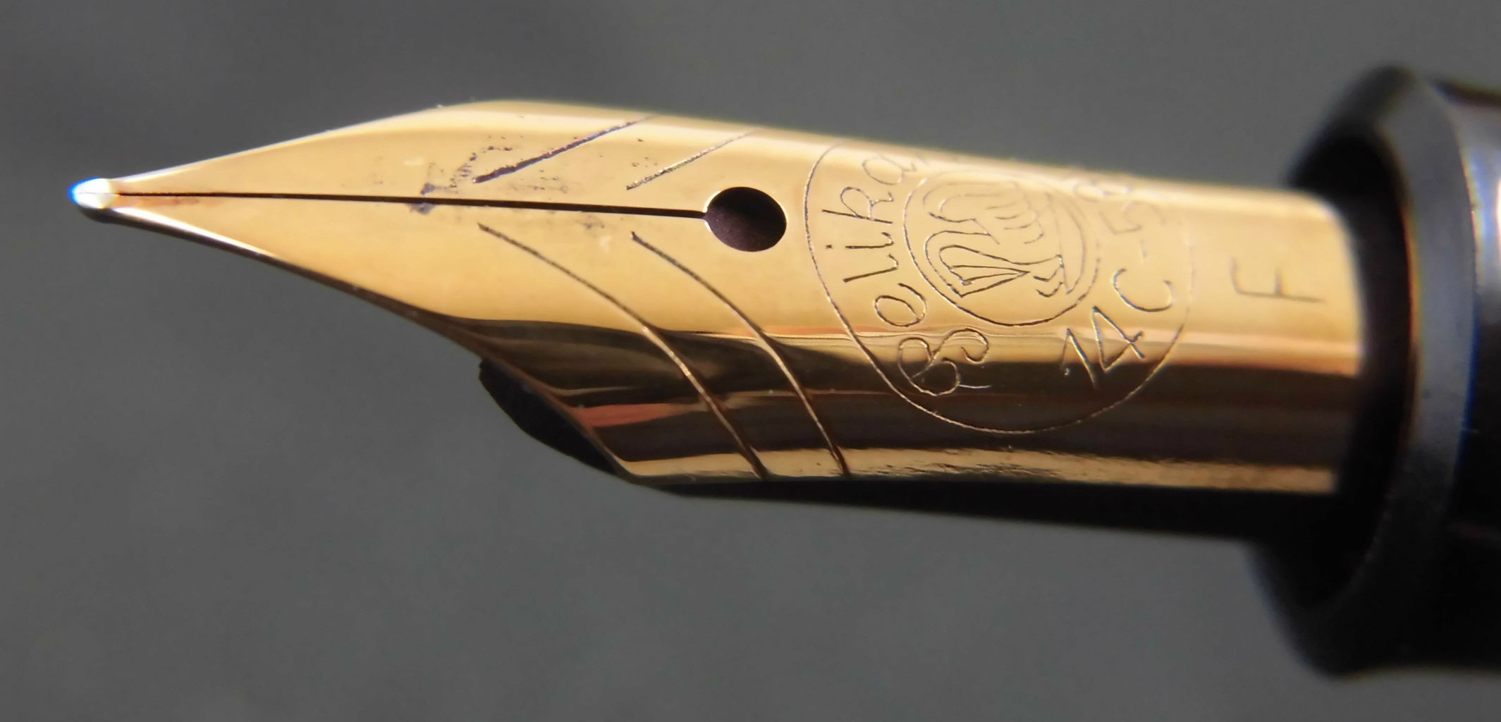 Pelikan万年筆 ♯500 茶縞 Ｍ PELIKAN”500”茶縞＜OB＞ : 万年筆おやじの備忘録