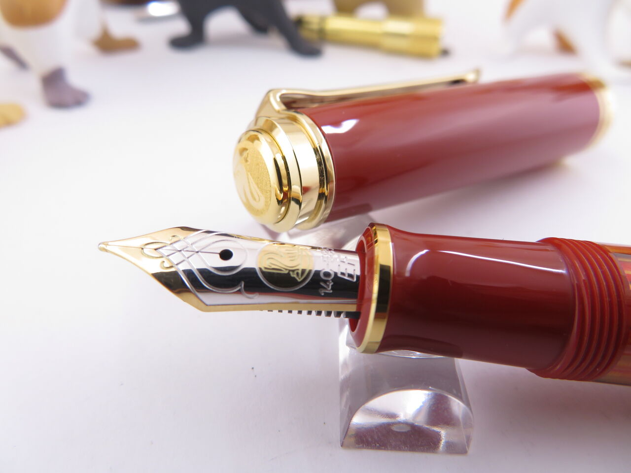 PELIKAN M600 14K トータスシェル・レッド ③ : 万年筆おやじの