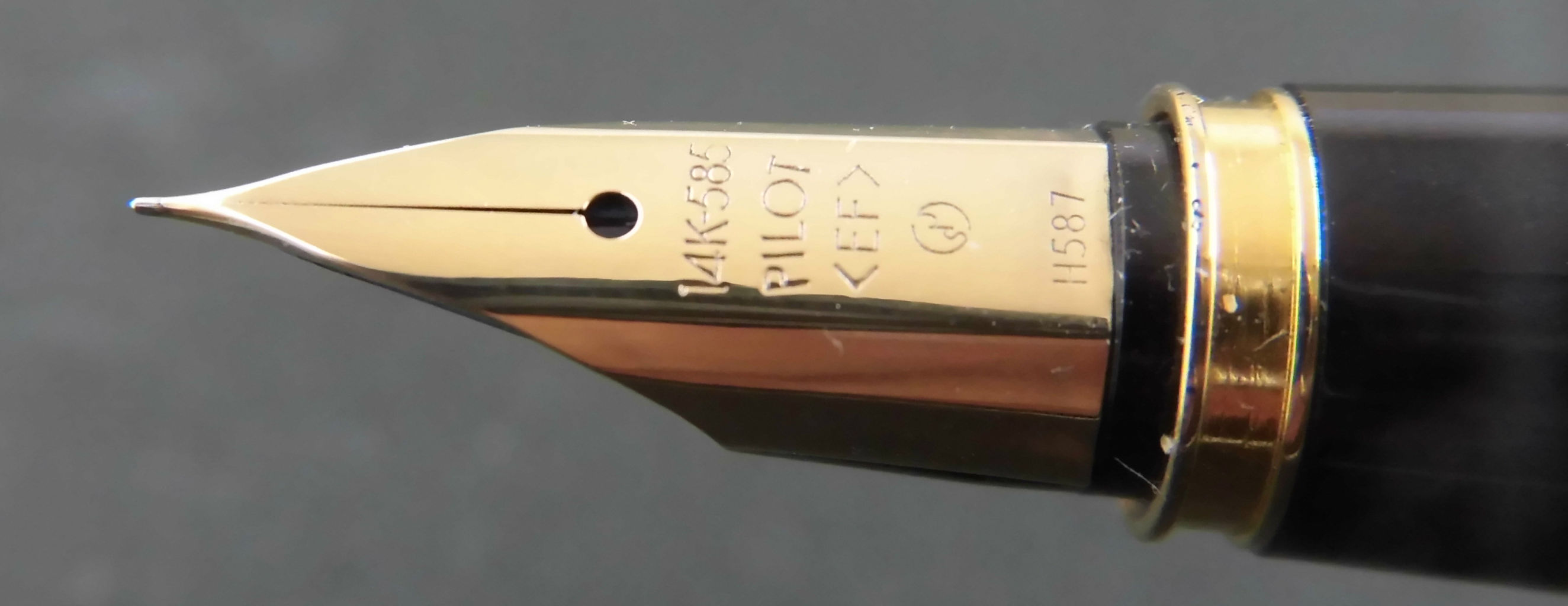 PILOT] テコ式 万年筆 14K 6号ニブ 特殊 文房具・事務用品