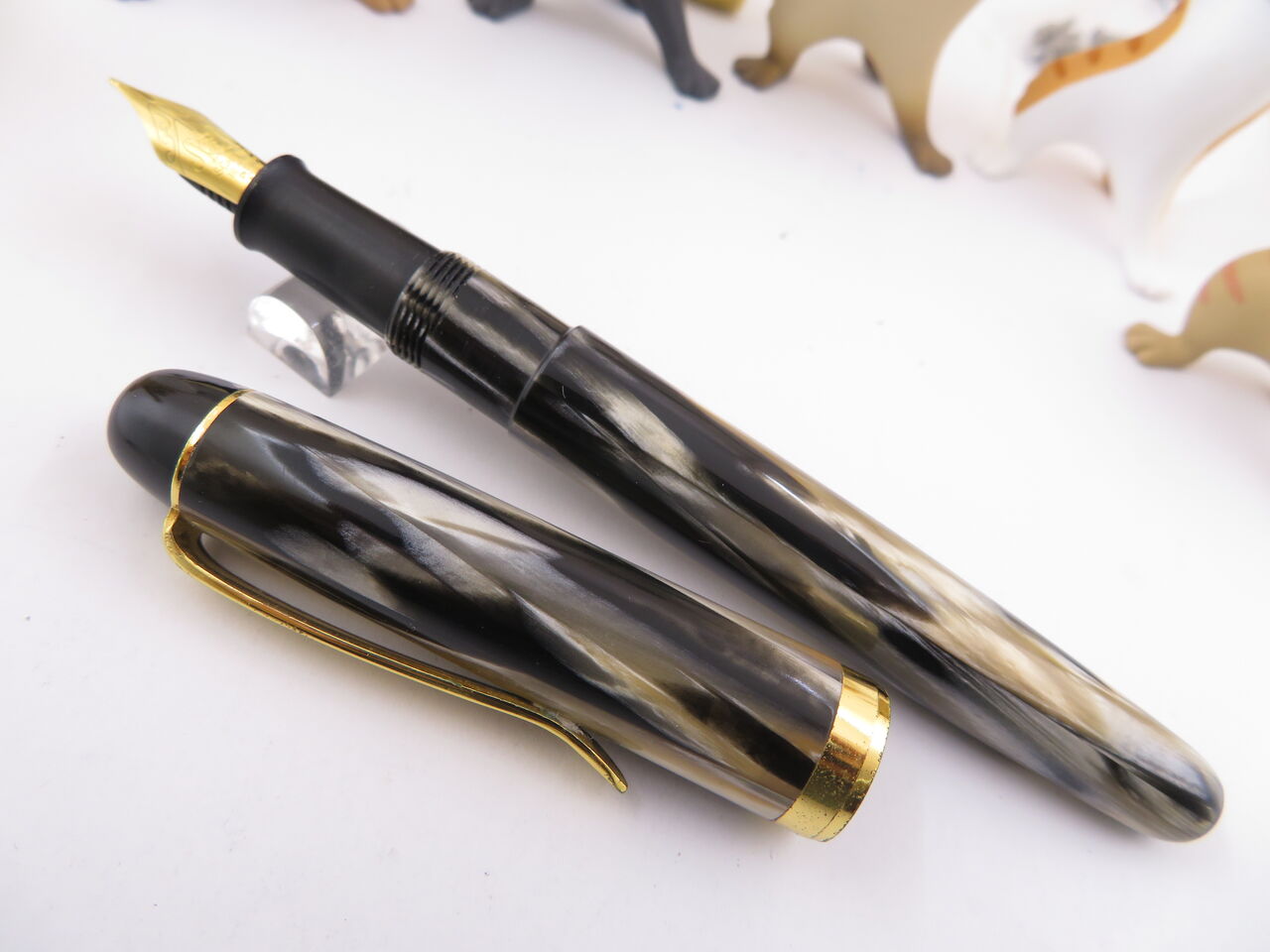 加藤製作所　セルロイド万年筆　金ペン　K14 加藤製作所 セルロイド万年筆 金ペン K14