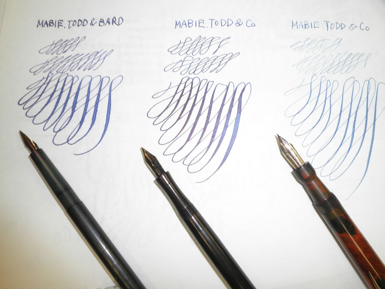 Mabie Todd5号ペン先＋Morison軸の万年筆 Mabie Todd5号ペン先＋Morison軸の万年筆