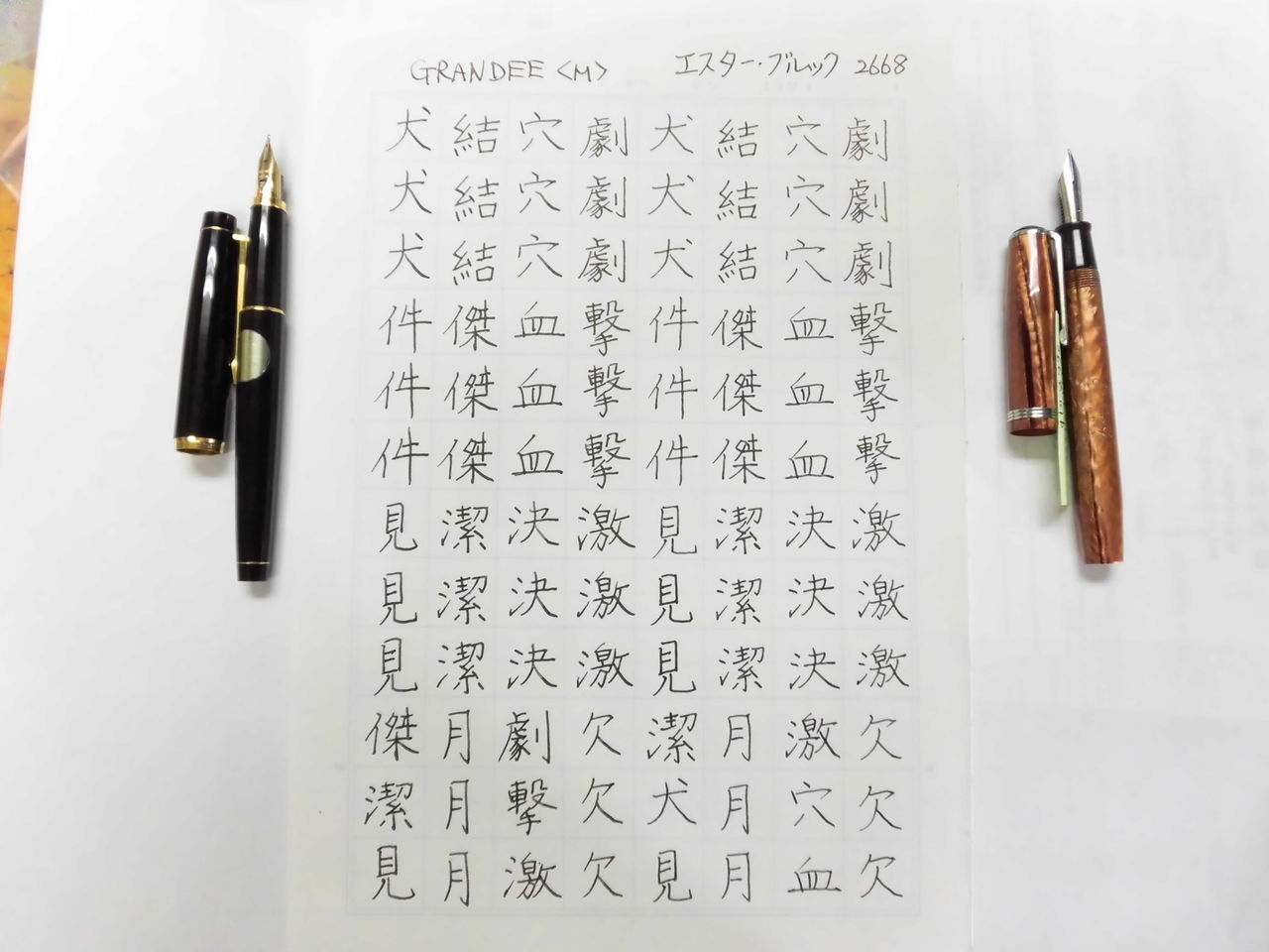 PILOT CUSUTOM GRANDEE 14K-585 ＜M＞ : 万年筆おやじの備忘録