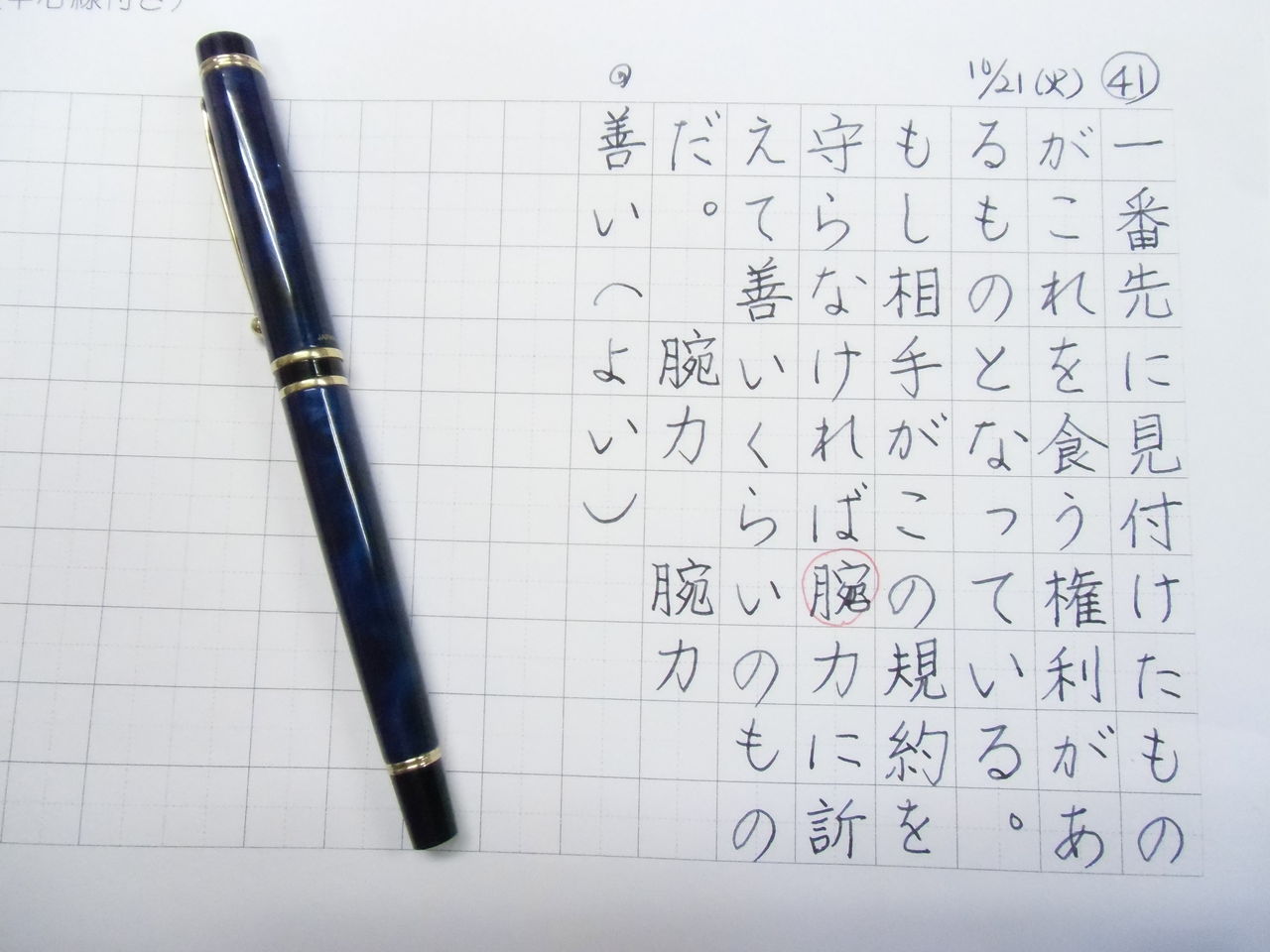 更新2」PILOT グランセ 14K-585 : 万年筆おやじの備忘録