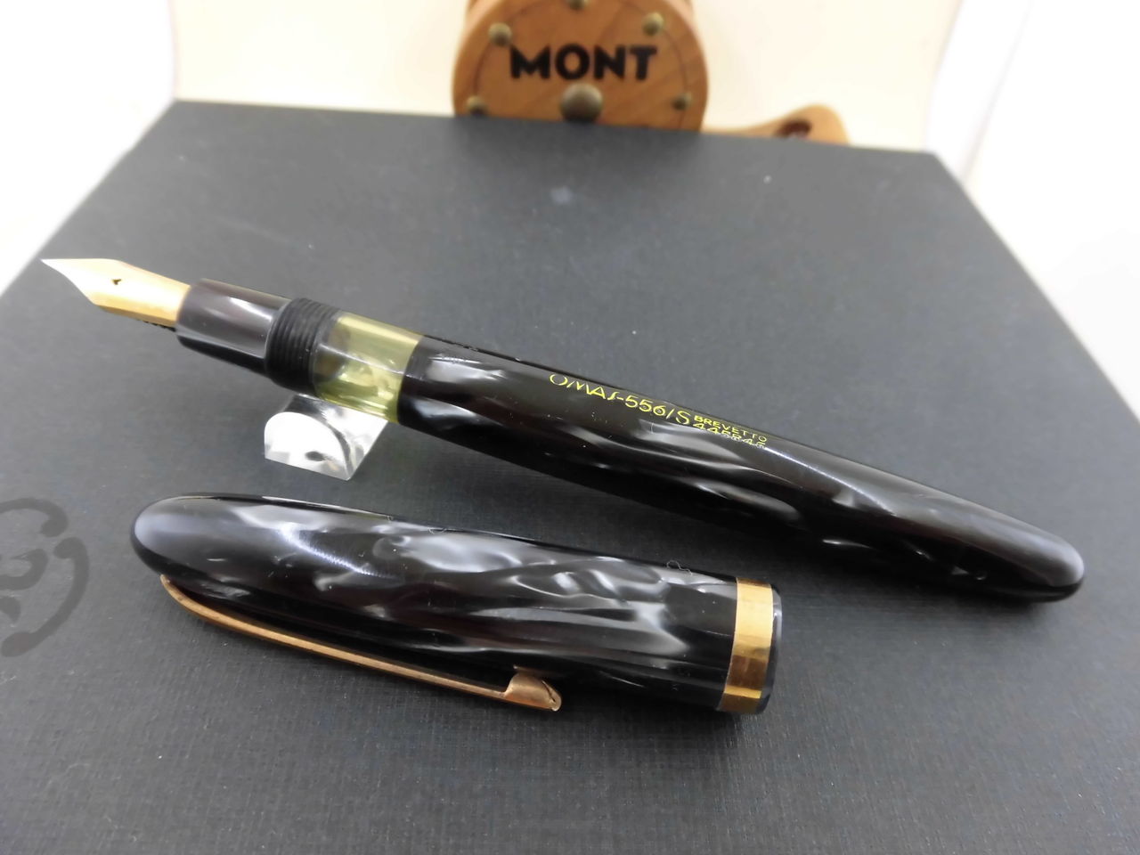 omas 556/S グレーマーブル 万年筆 omas 556/S グレーマーブル 万年筆 ビンテージ・オマス 556/S
