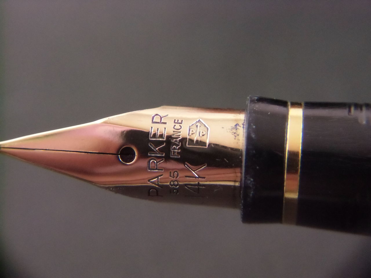 PARKER 75 の 14Kのメーカーズマーク : 万年筆おやじの備忘録