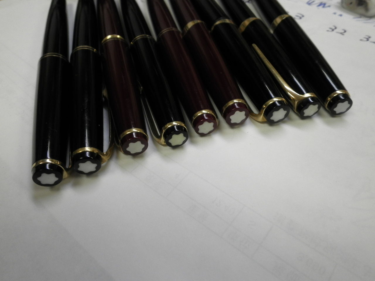 MONTBLANC 「誰でもわかる2桁入門」（その1） : 万年筆おやじの