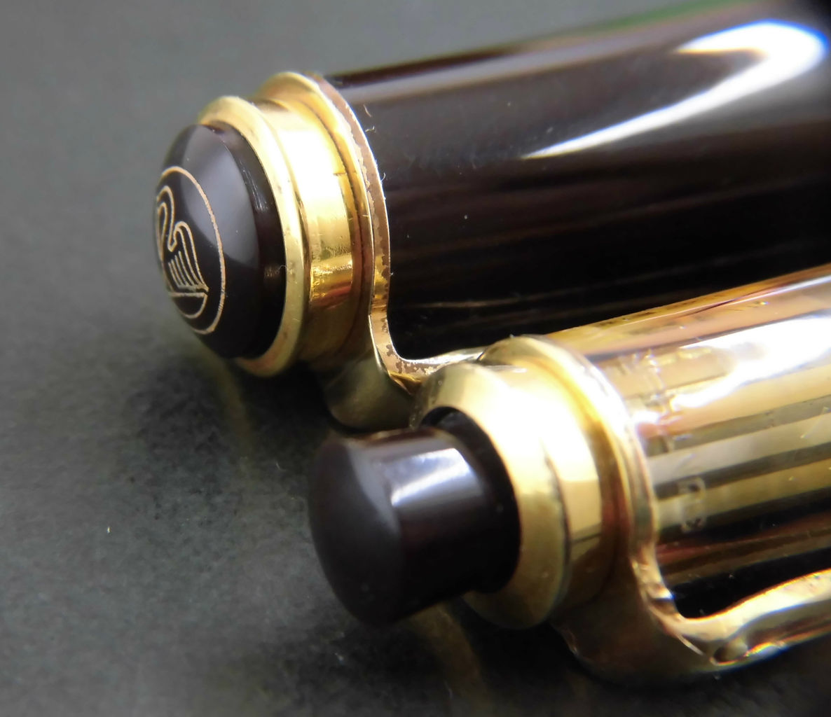PELIKAN #450 MP 茶縞 : 万年筆おやじの備忘録