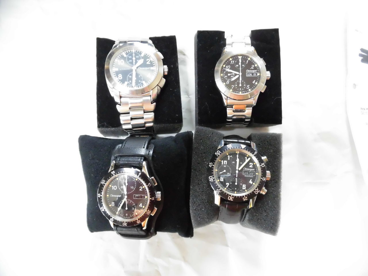 クロノシュポルト #手巻き #ジン #ホワイト #chronosport #sinn