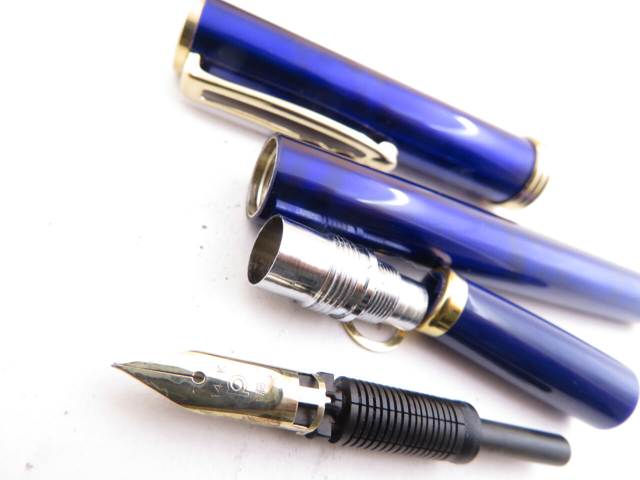 【昭和レトロ】プラチナ　BelAge（ベラージュ）万年筆 細 70s プラチナ ベラージュ PLATINUM BelAge （細字） 14KWG 02971