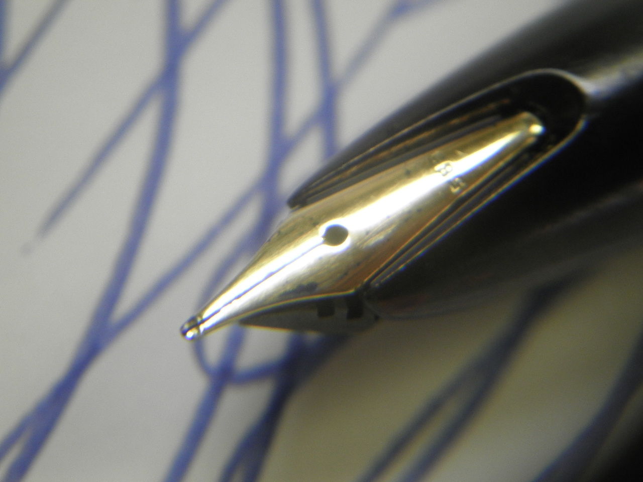 MONTBLANC No.32&No.34「インタルシア」を試す。 : 万年筆おやじの備忘録