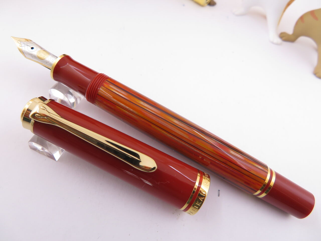 トータスシェル　万年筆 PELIKAN M600 14K トータスシェル・レッド ③ : 万年筆おやじの備忘録