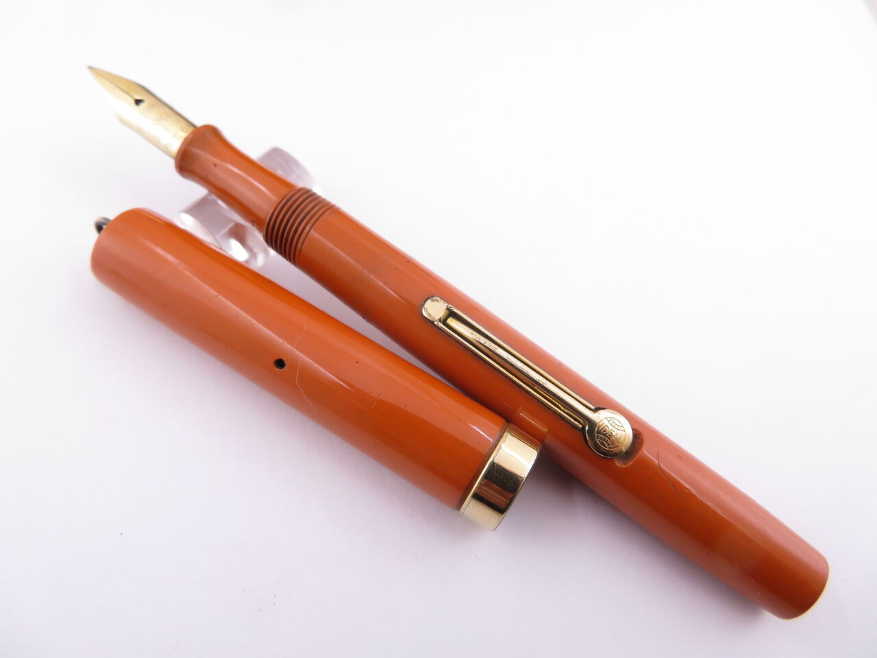 ウォーターマン 万年筆 ＃52 1/2 V オレンジ ウォーターマン 万年筆 ＃52 1/2 V オレンジ