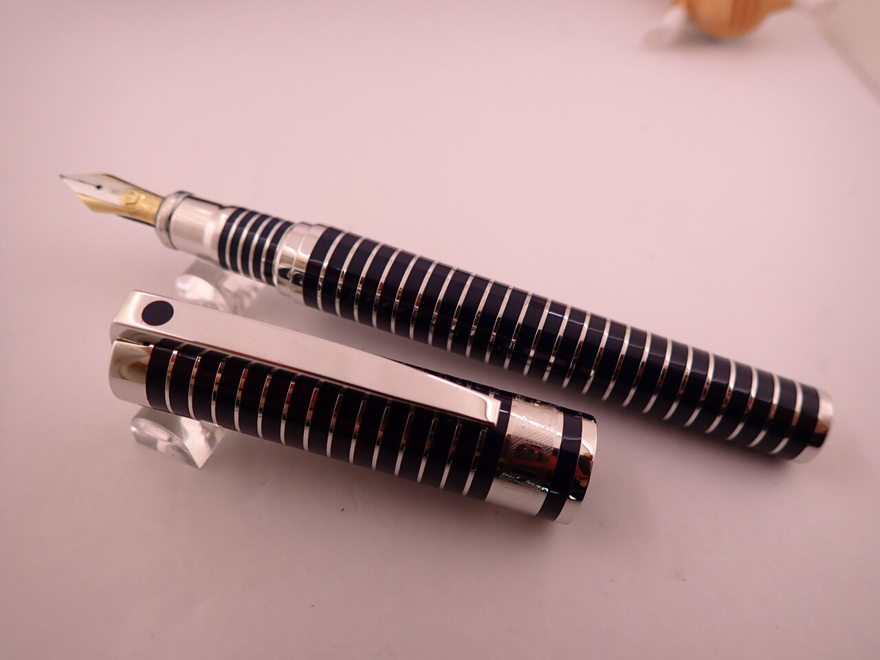 高級なDUKE ① キングクラウン K03ラピス 18K 1 : 万年筆おやじの