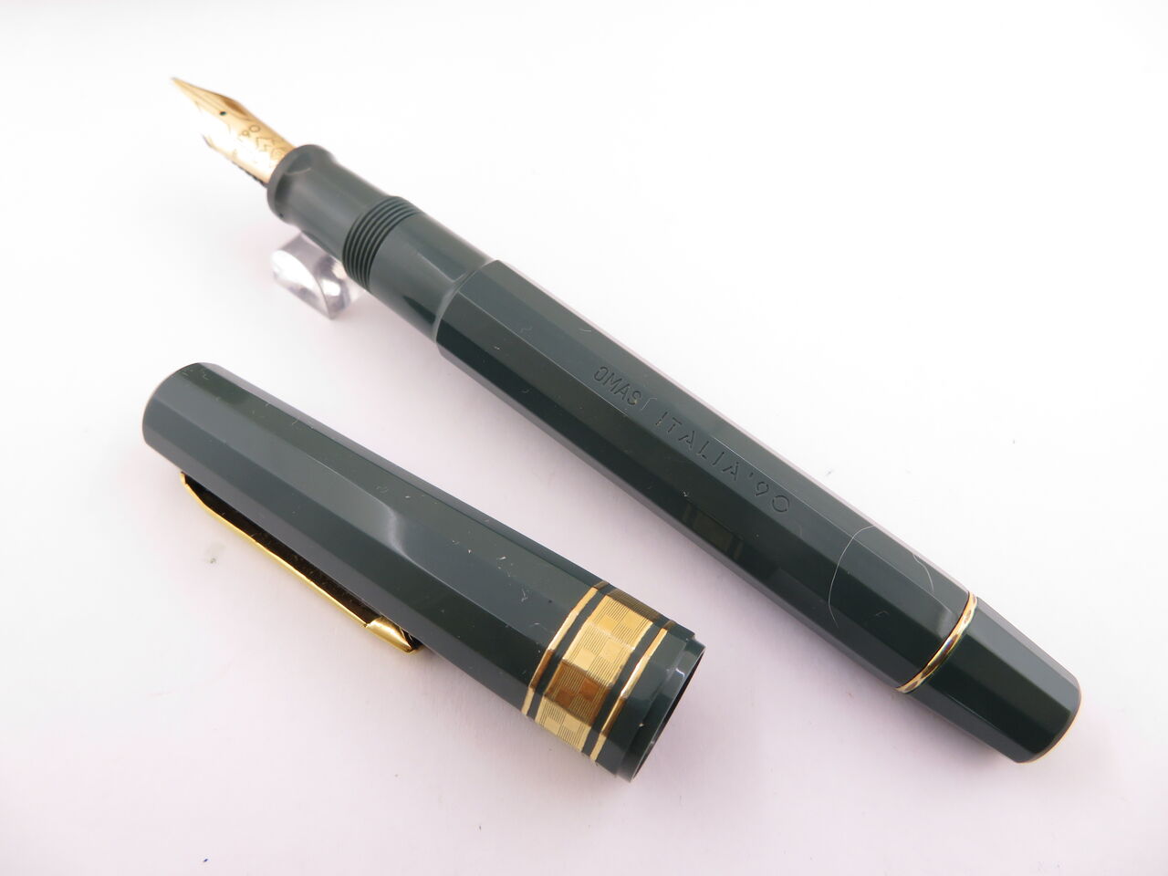 超貴重オマス イタリア '90グリーン 万年筆・ボールペン等3本セット未