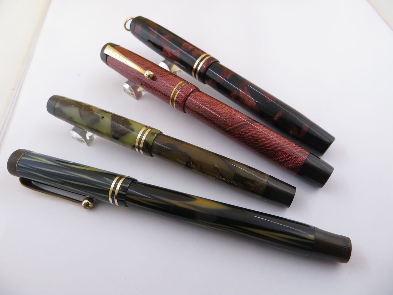 PARKER 赤黒マーブル ペンダントトップ 14Ct : 万年筆おやじの備忘録