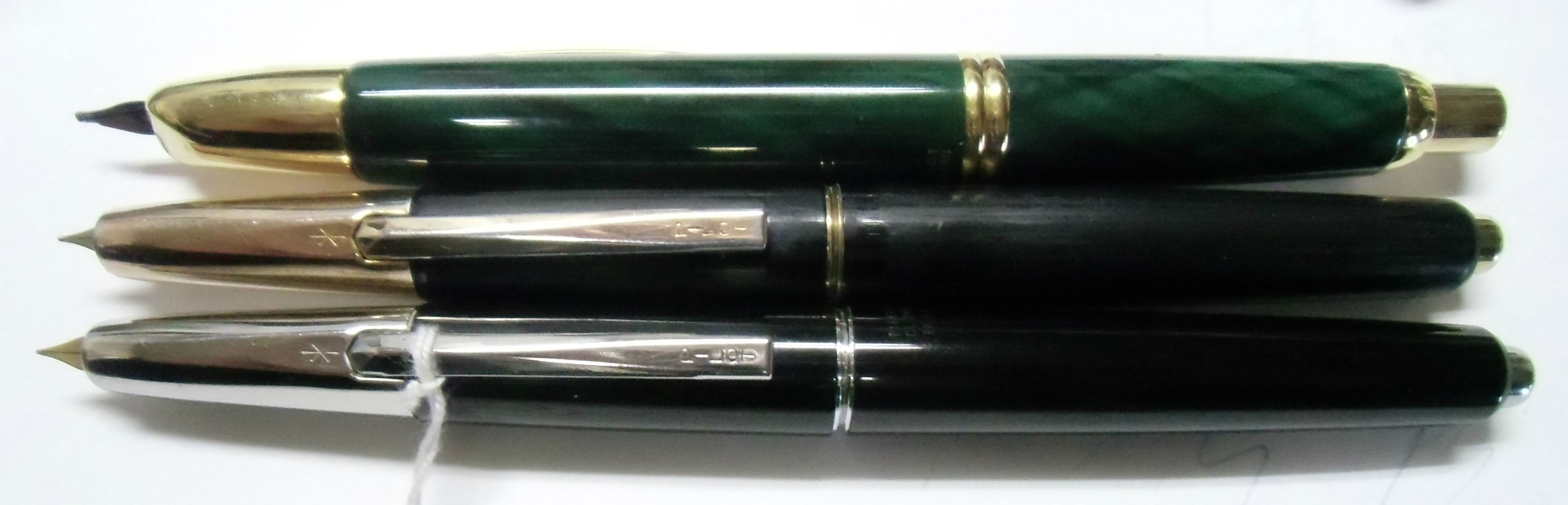 初代キャップレス PILOT ペン先14K 1960年代 回転式 万年筆 パイロット