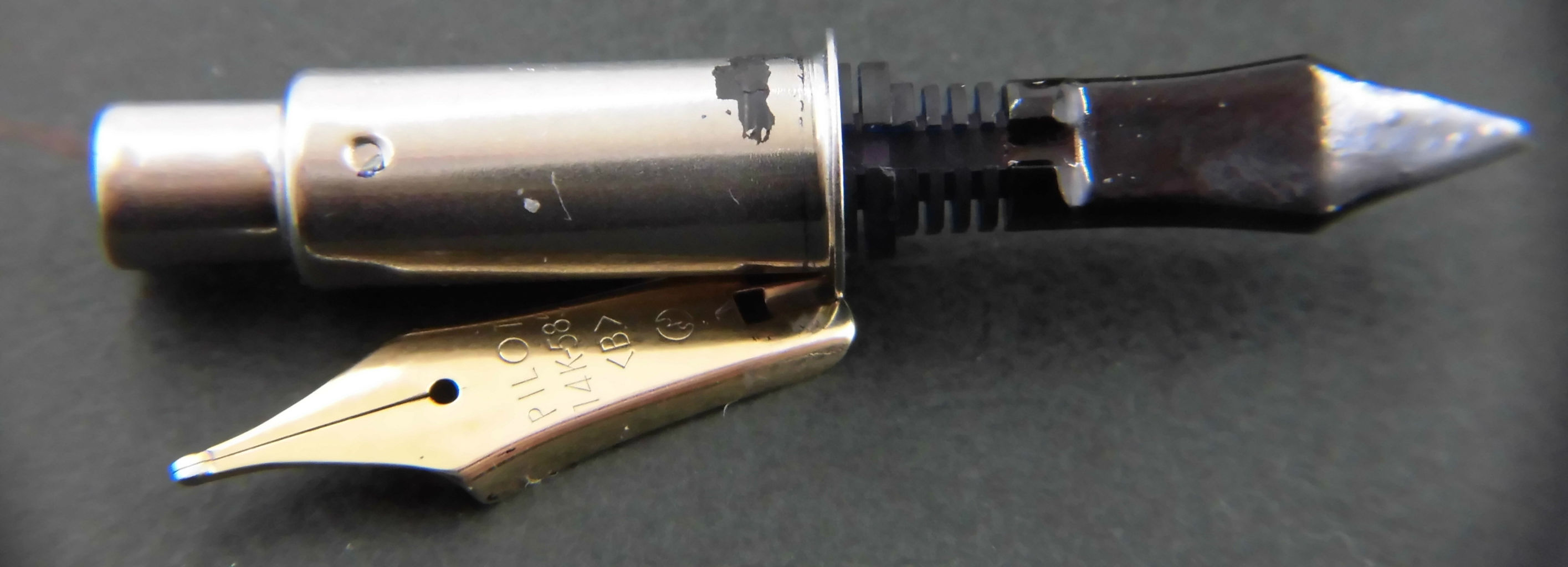 パイロット　グランダム　万年筆 14K OB（オブリーク）ニブ パイロットグランダム万年筆 14K OB（オブリーク）ニブ