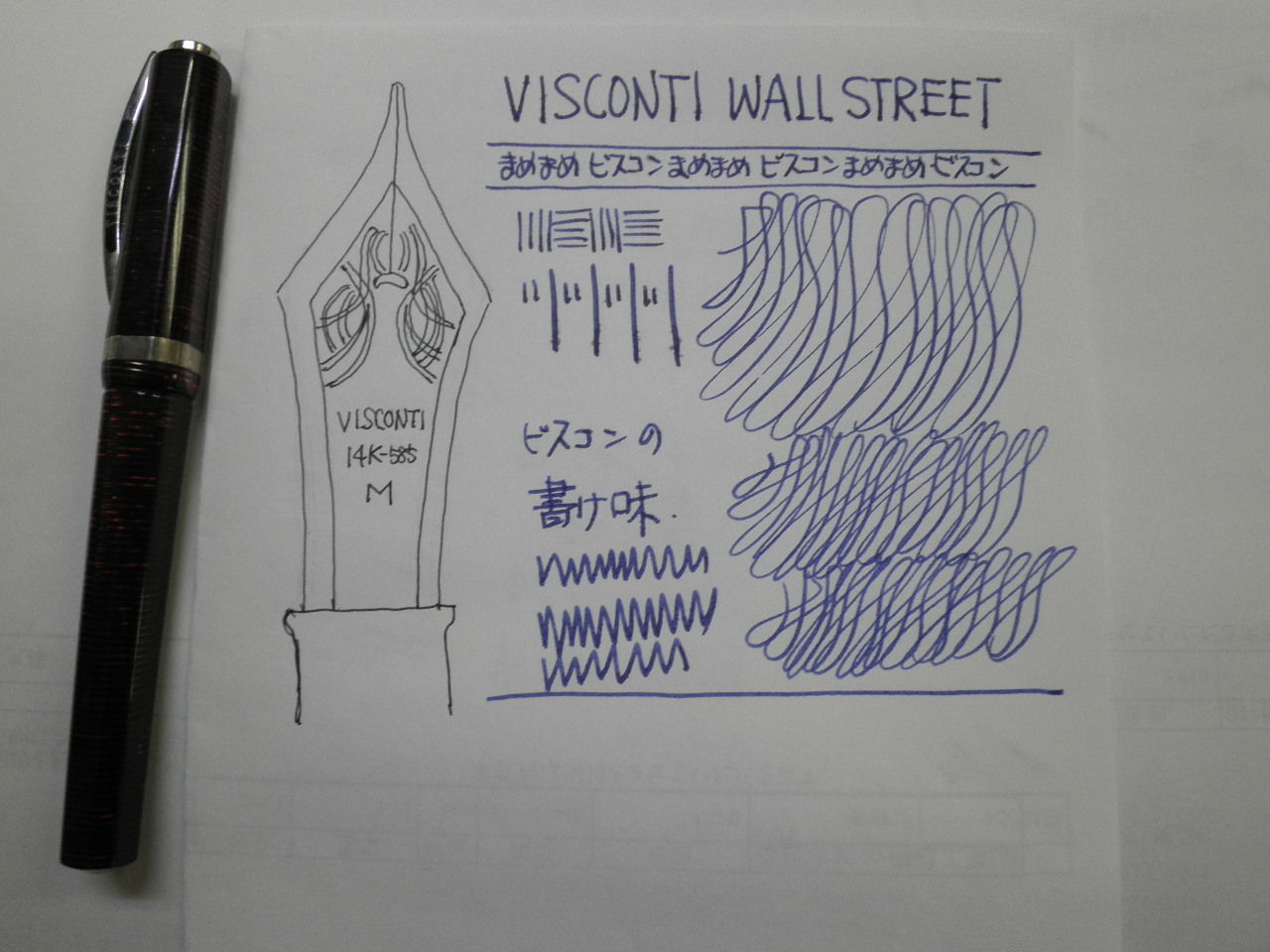 [VISCONTI ] ウォール・ストリート　万年筆 [ビスコンティ] M VISCONTI ] ウォール・ストリート 万年筆 [ビスコンティ] M 【公式通販】