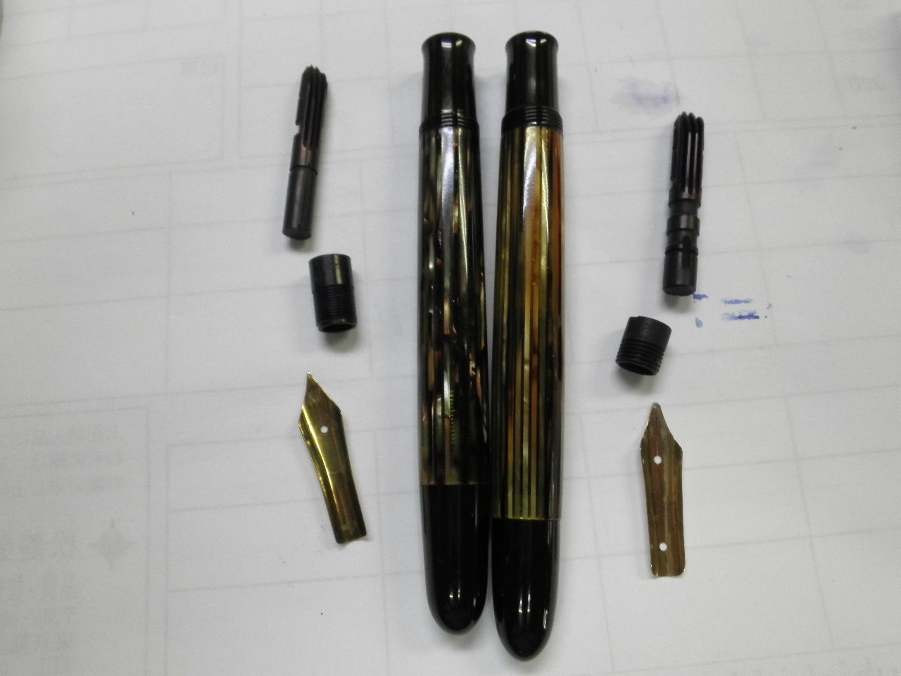 PEKIKAN 400NN M&K 徹底比較（その3） : 万年筆おやじの備忘録