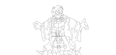 ワムウ線画