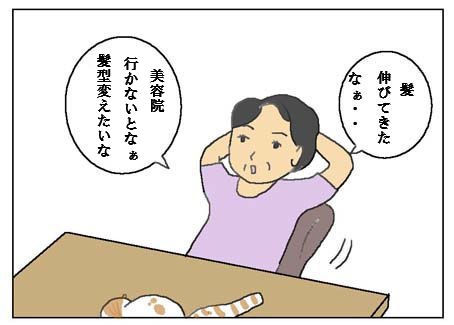 猫とガーデニング 良いこと思いついた私 猫とガーデニング 良いこと思いついた私