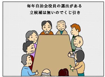 猫とガーデニング 自治会の役員に決まったら