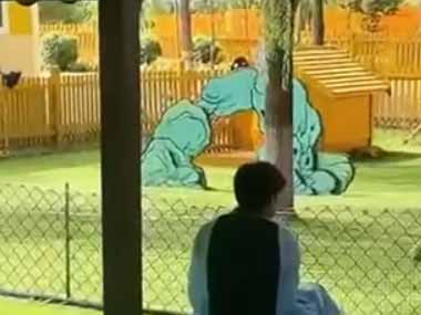 【閲覧注意？】 男は気づいていなかった。背後からゆっくりトラが近づいてくる → 結果…