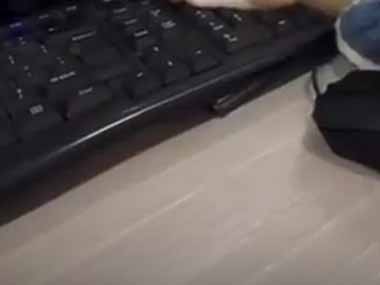 子猫がパソコンに向かっていた。今日は初めての仕事だ、がんばるぞ！ → 毛玉はすぐにこうなった…