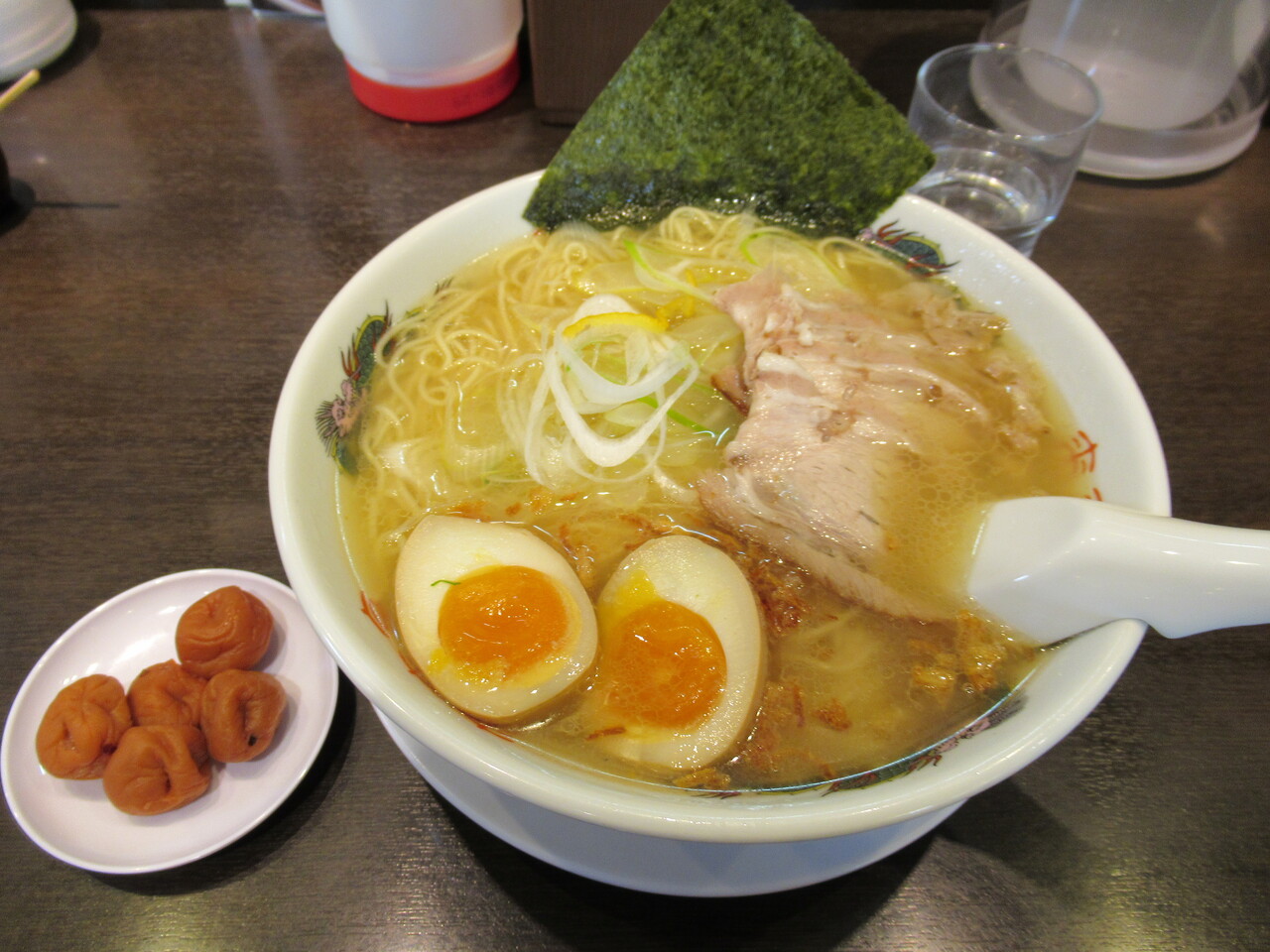 小平 来来亭 小平仲町店 塩ラーメン 大盛り 味玉子 ハラヘリ日記 Ii