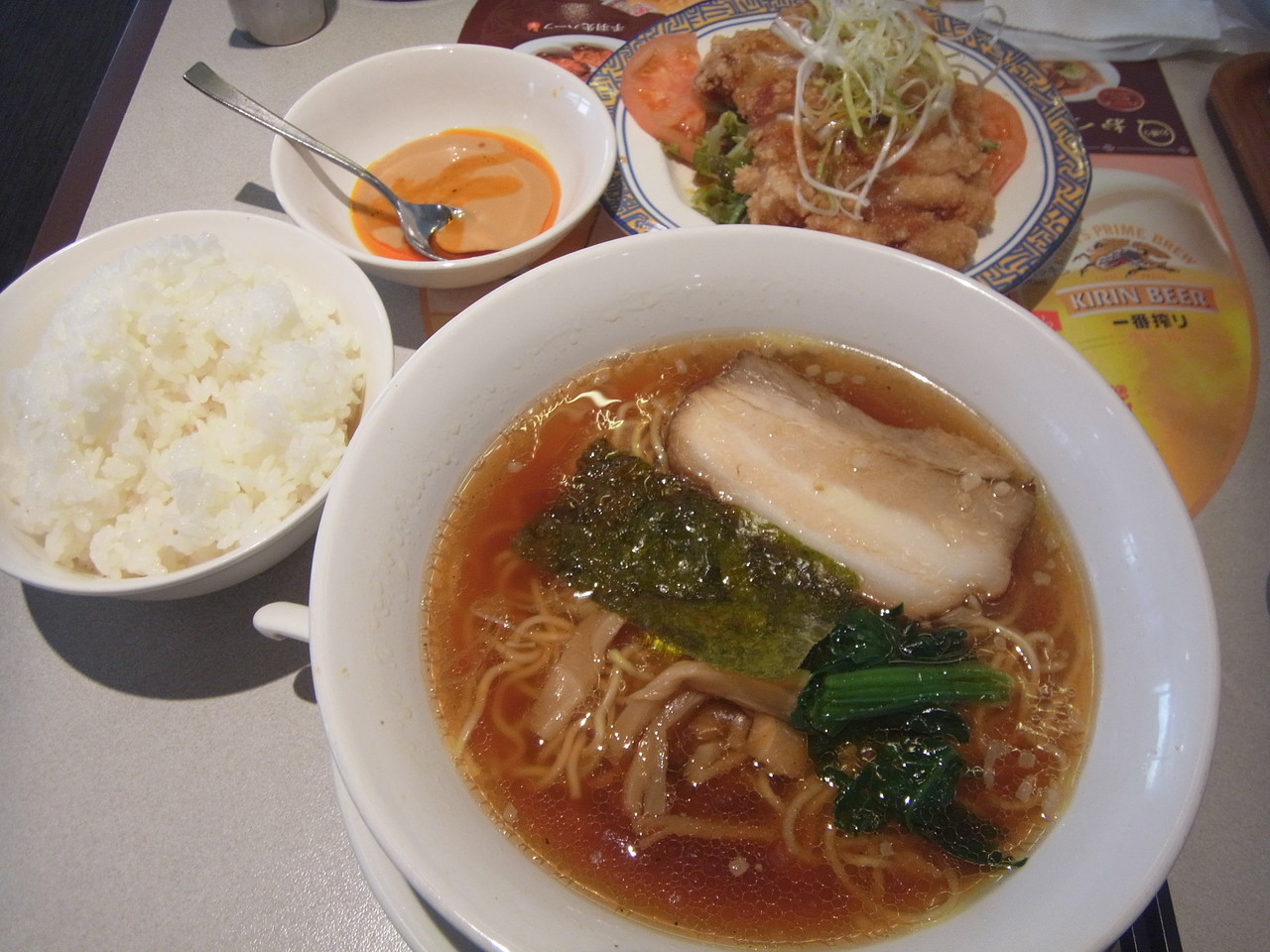 小平 バーミヤン 小平仲町店 バーミヤンラーメン 499 ２種ソースで仕上げた油淋鶏 599 399 クーポン利用 大盛りごはん 1 各税抜 ハラヘリ日記 Ii