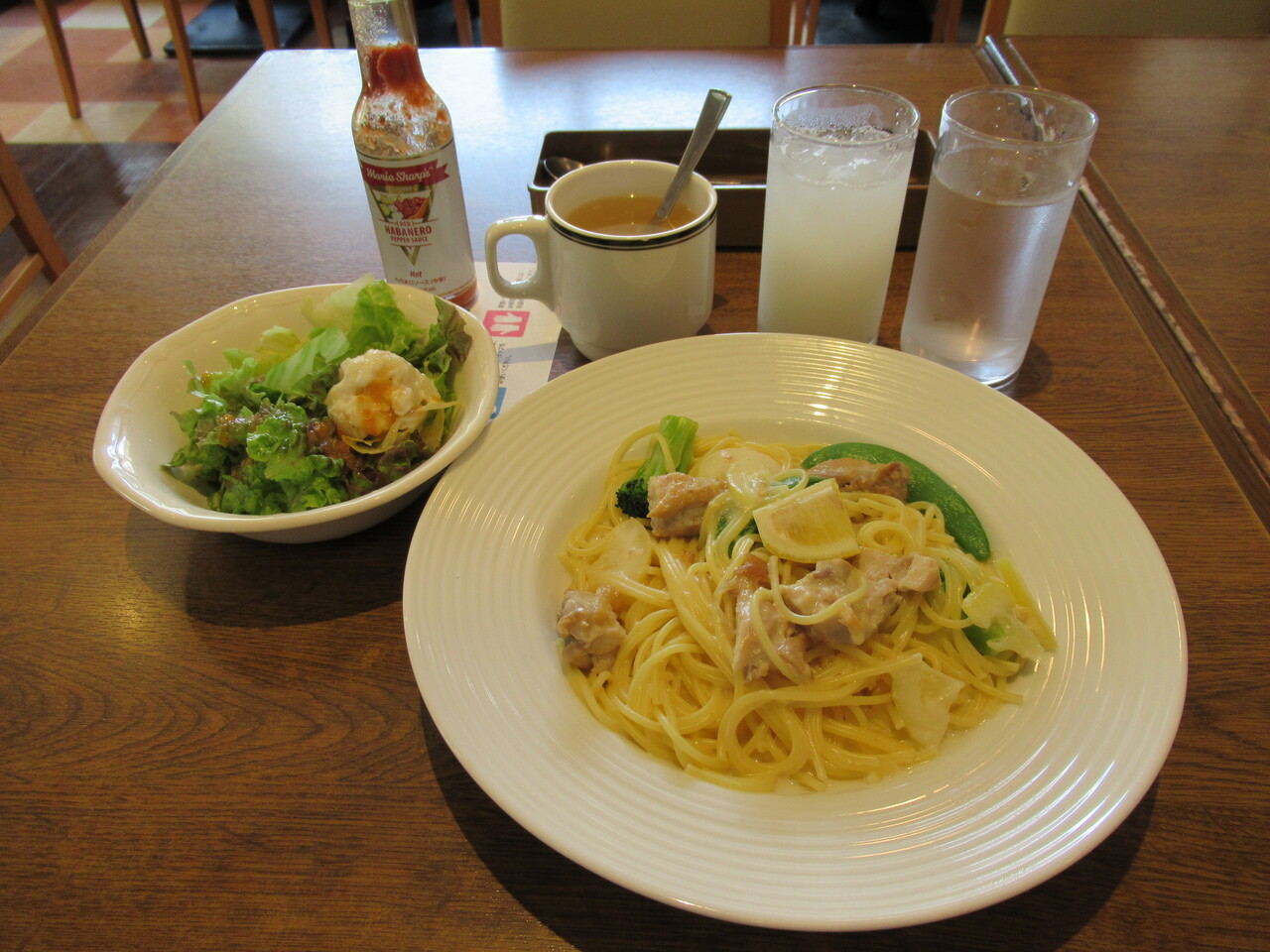 東久留米市 ココス 東久留米店 パスタランチ チキンと緑野菜のレモンクリーム バースデーデザート ハラヘリ日記 Ii 東久留米市 ココス 東久留米店 パスタランチ チキンと緑野菜のレモンクリーム バースデーデザート ハラヘリ日記 Ii
