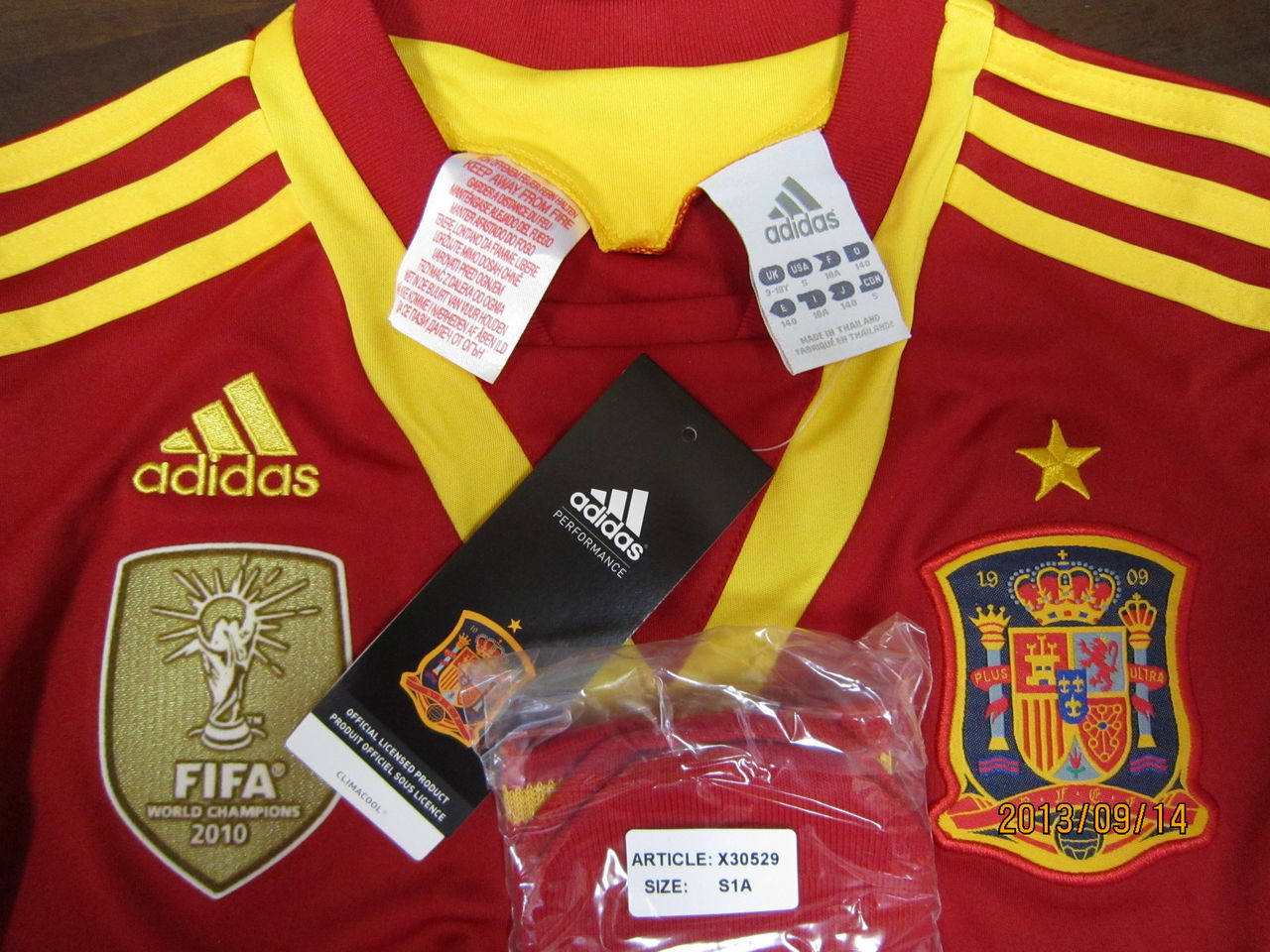一休み スペイン代表ユニフォーム いわき市の今