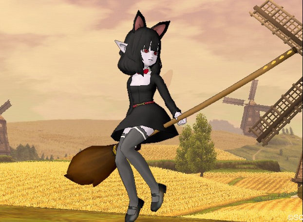 黒猫ドレスアップ 手編み装備セット ねむらないと 黒猫ドレスアップ 手編み装備セット ねむらないと