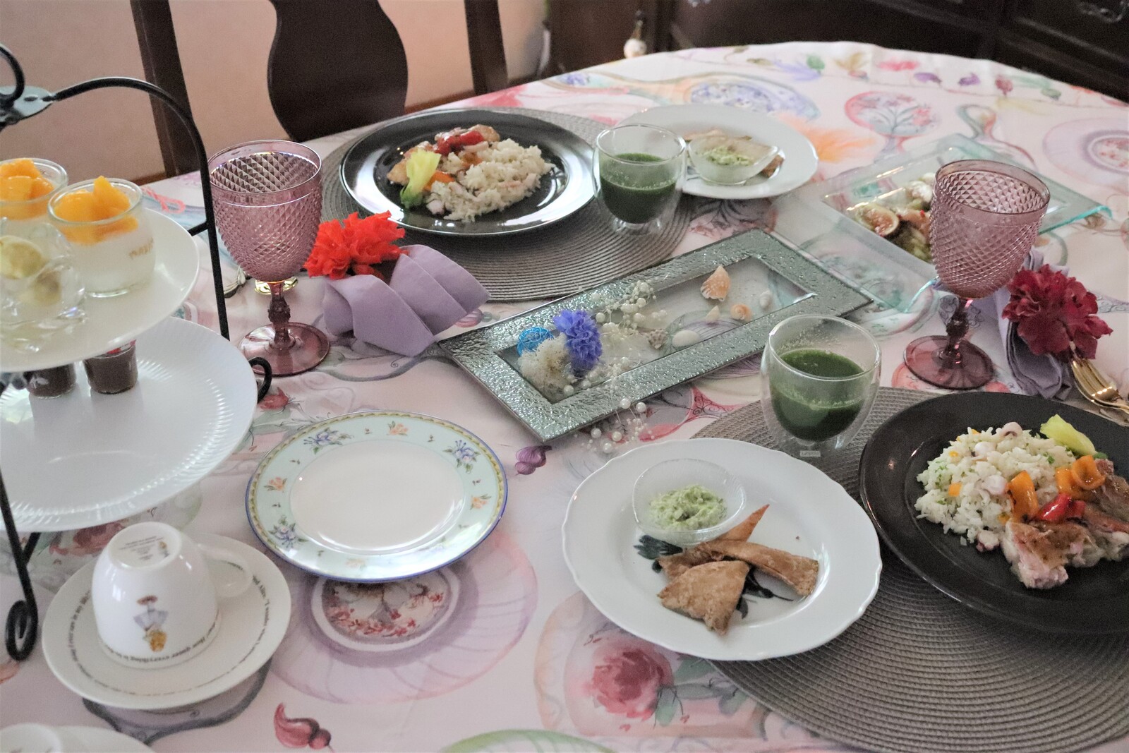自宅料理教室 夏の女子会 アンチエイジング バージョン1 野菜と魚のおもてなしサロン Maman S Dream 神戸 明石