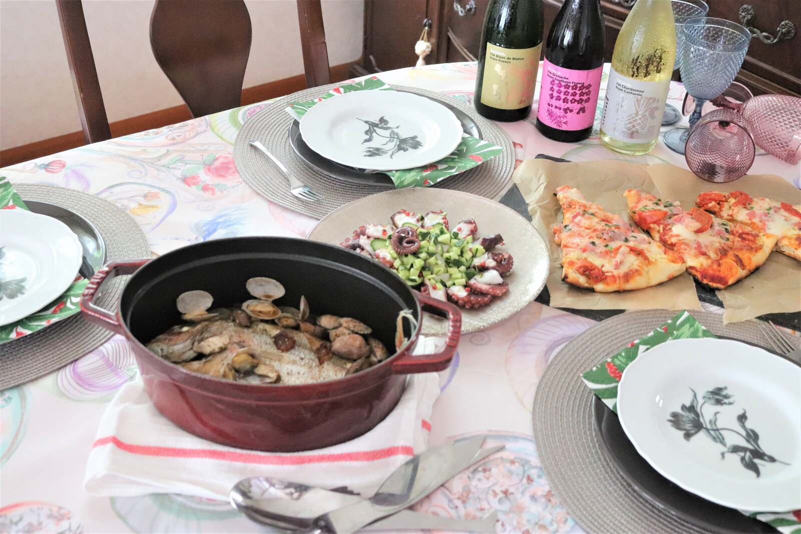 家族で誕生日パーティーとワイン会 野菜と魚のおもてなしサロン Maman S Dream 神戸 明石