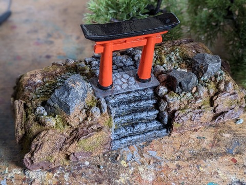 鳥居ジオラマ３５