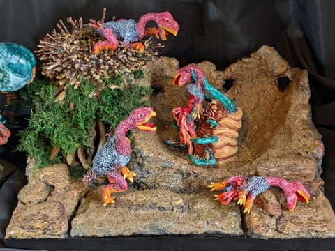 高原竜対蟻地獄甲虫・完成12