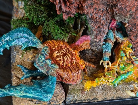 高原竜対蟻地獄甲虫・完成6