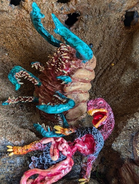 高原竜対蟻地獄甲虫・完成17