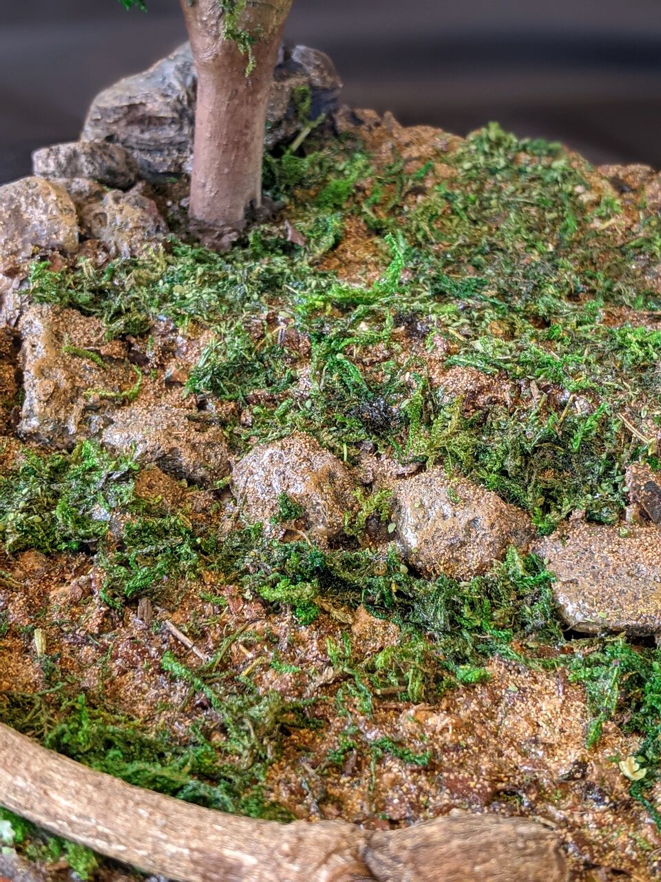 ジオラマベース・荒地 : ネンドソーいつか見た恐竜